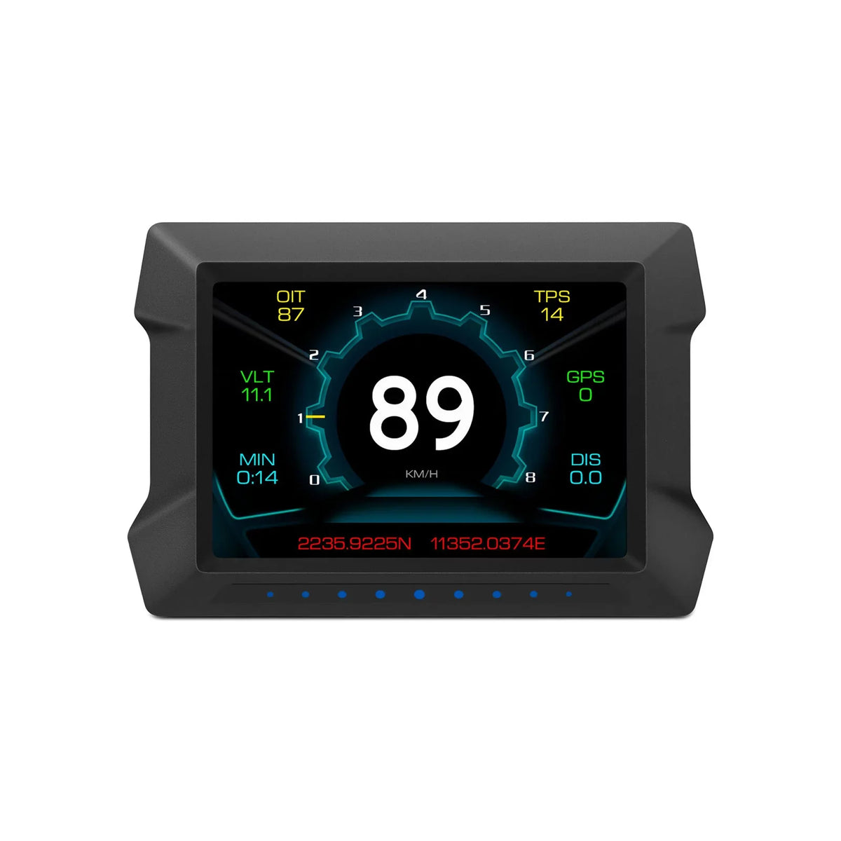 Speedometer Meter Diagnostic Driving P22 Gauge, Slope OBDⅡ Vehicles Overspeed Computer Universal for Car Multi-Functions and All Digital HUD Computer Trip Car