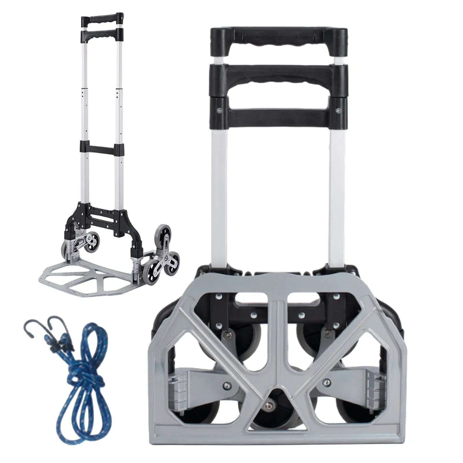 Trolley Moving Heavy Workplace, Portable Stairs Distribution Duty Folding Luggage, With | For Dolly | Collapsible Moving, Travel, Warehouse Wheels Truck Shopping, For