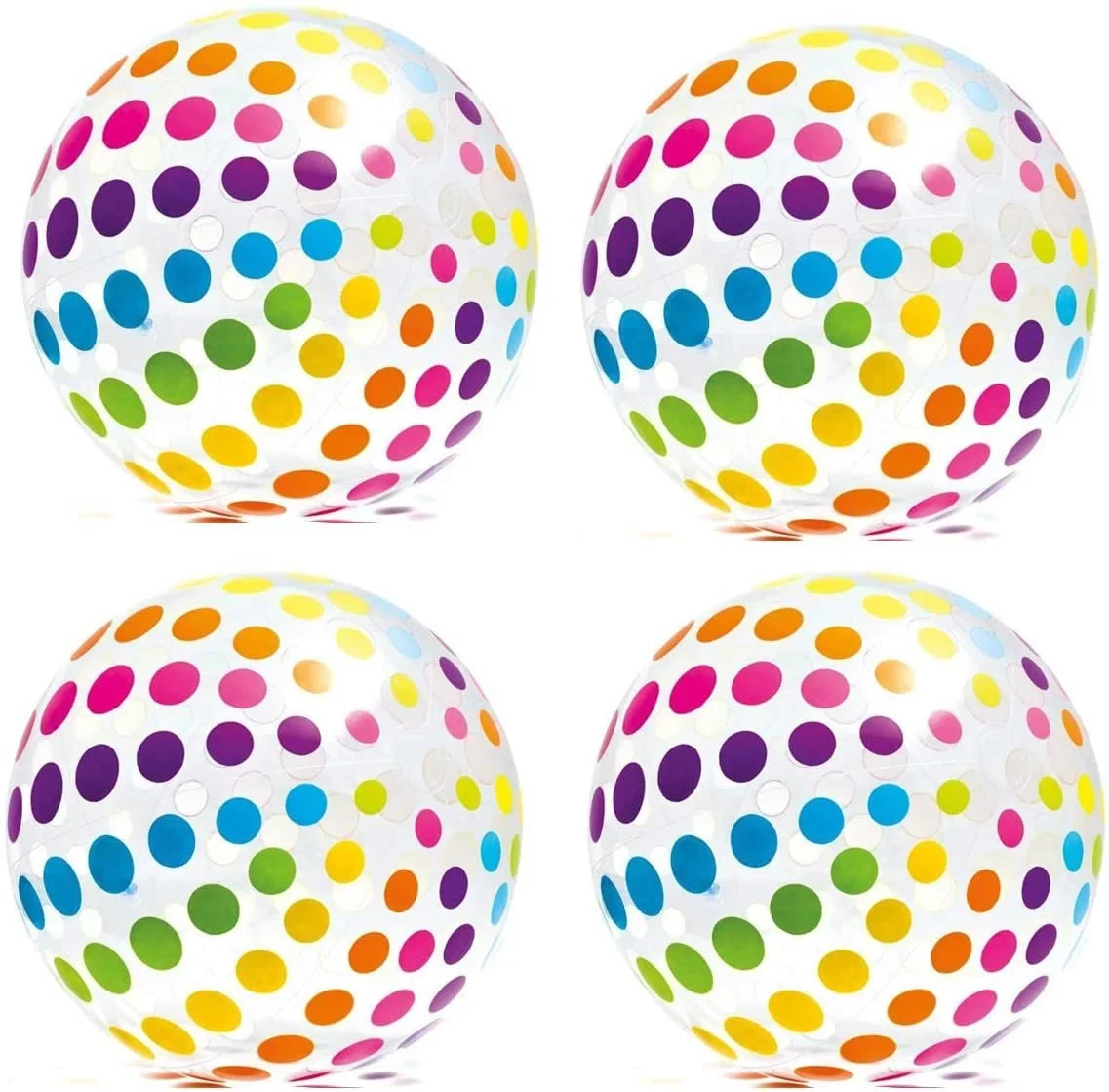 Ball Jumbo Colorful Set of Intex 59065EP Panel Giant Beach Big 4 Inflatable