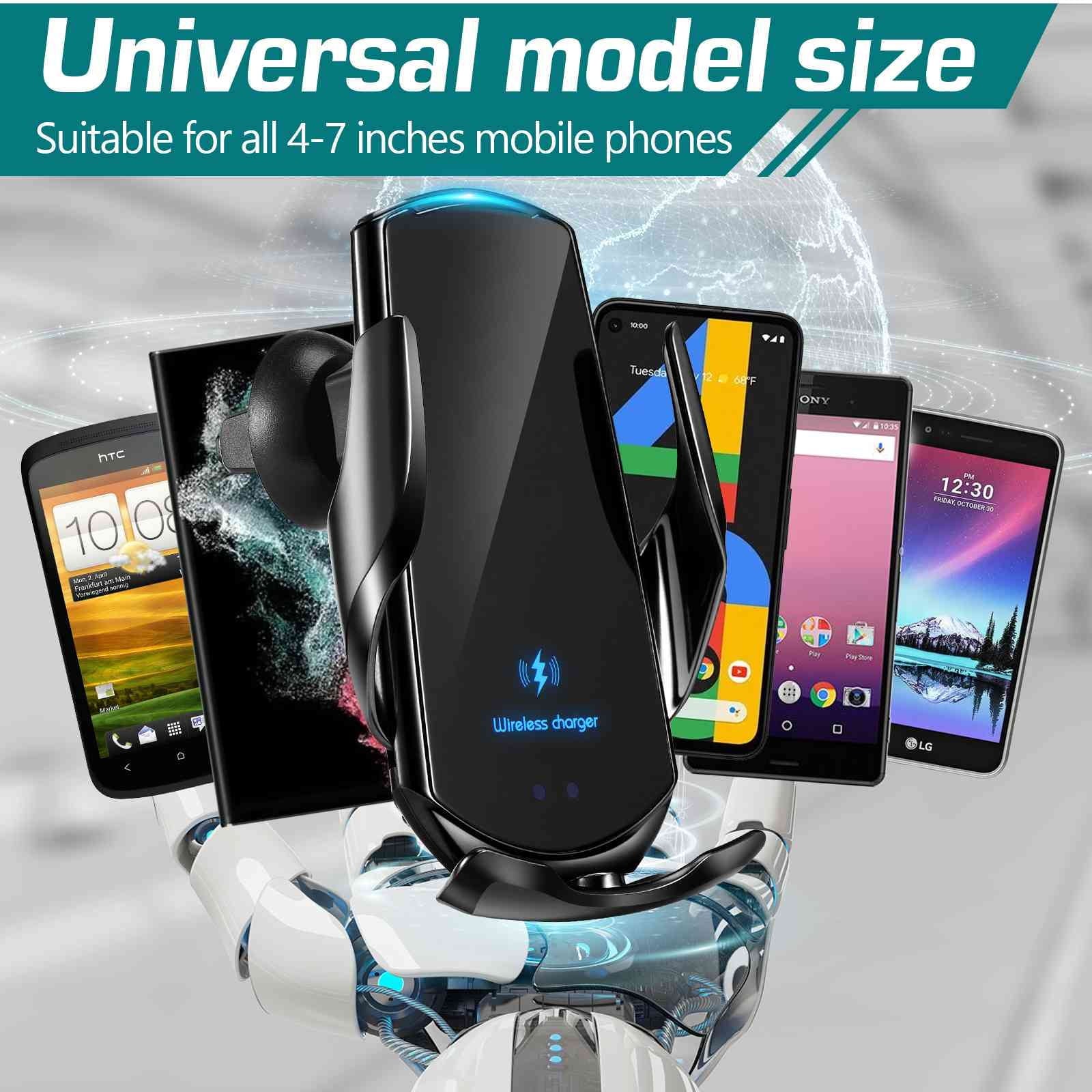 Phone for Charger: the Nokia Lumia Fast 15W Mount Auto-Clamping - Holder Wireless Go Car Optimal on 920 Charging