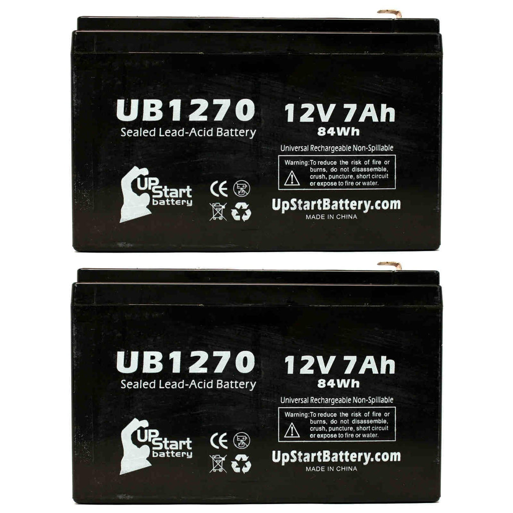 '- APC SMART-UPS Compatible 2x SLA) 7000mAh, Replacement Pack Terminal, Lead Acid F1 Terminal F1 Sealed 1500 (12V, Adapters - F2 UB1270 4 to Universal Battery AGM, - 7Ah, SUM1500RMXL2U Battery Includes