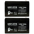 '- APC SMART-UPS Compatible 2x SLA) 7000mAh, Replacement Pack Terminal, Lead Acid F1 Terminal F1 Sealed 1500 (12V, Adapters - F2 UB1270 4 to Universal Battery AGM, - 7Ah, SUM1500RMXL2U Battery Includes