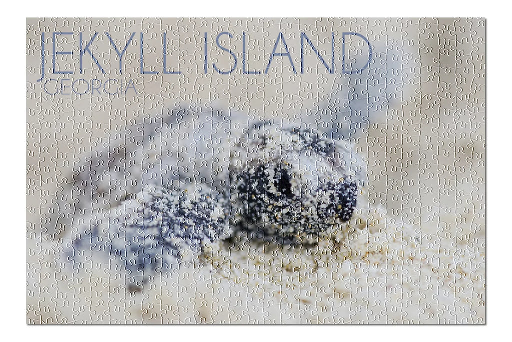 Turtle Jekyll Piece Made 500 Family, Island, Adults Premium (19x27 in Hatching Georgia, Puzzle for ) and inches, Hawksbill Jigsaw
