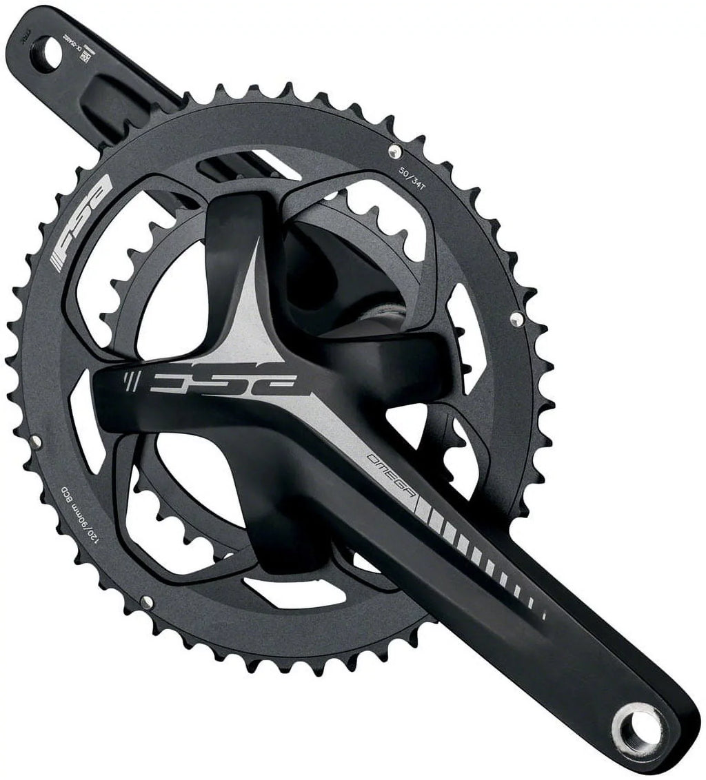 Crankset 30/46T 386 120/90mm Omega 170mm 10/11-Speed