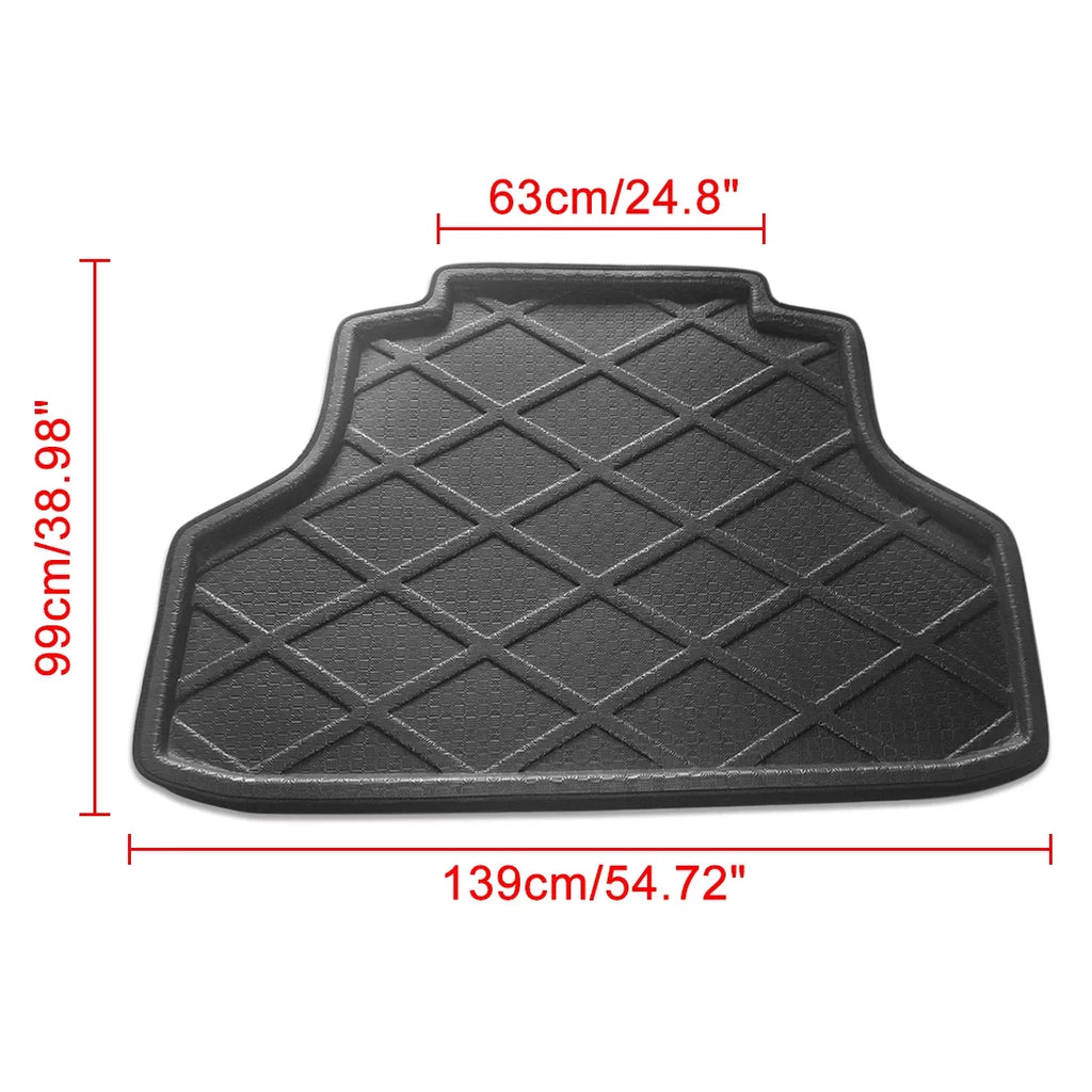 Cargo Unique Tray Honda Boot Rear Mat Floor Shield Liner for 8 Accord Bargains Black Trunk 08-12