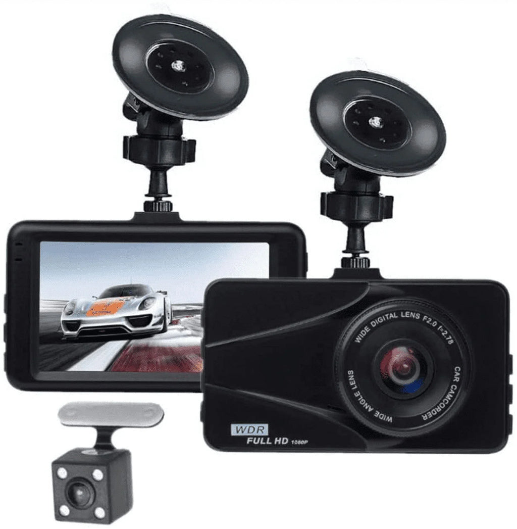 Detection 170° 3" Video T670 Wide Full uber Dual Loop Angle, Images Cam Screen Plus Travel For Excellent G-Sensor, , Dash Motion Recorder Recording