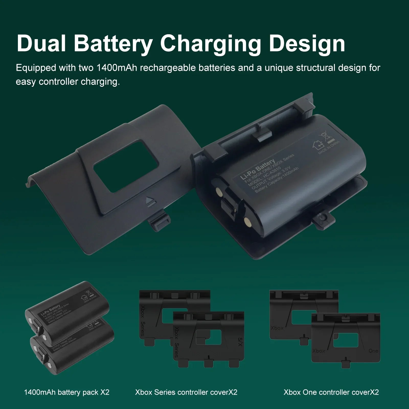 Packs with Fan Station Holder Battery & Stand Organizer, X Games with Cooling Series for mAh 2 Controller Storage Dual Headphone Xbox Dock X/S, 1400 Charging 12 Charger Vertical with Cooling Station
