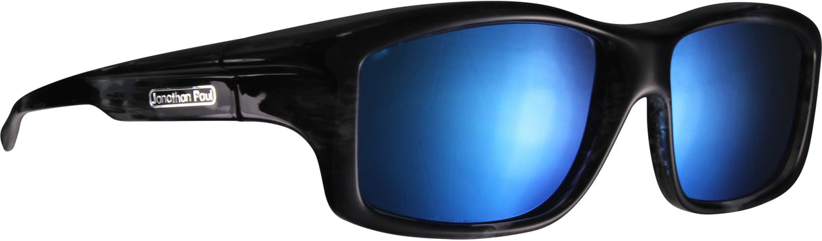 '- X-Large Blue Marble Gray Yamba Blue Fits - Over Polarized Poly x with - 146mm 44mm Eyewear Mirror Lens