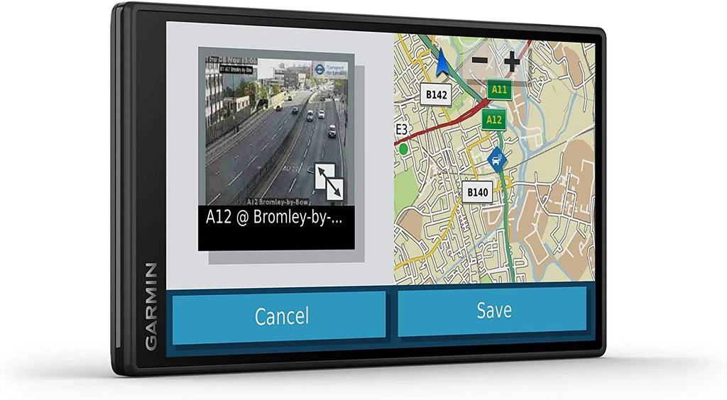 Voice Digital Edge and 55 5.5 and Hands-Free Display, Garmin Edge Europe, Commands to Bluetooth Calling, Nav Traffic, inch Sat Updates Features Smart UK, DriveSmart with Mt-D Map Full for Ireland