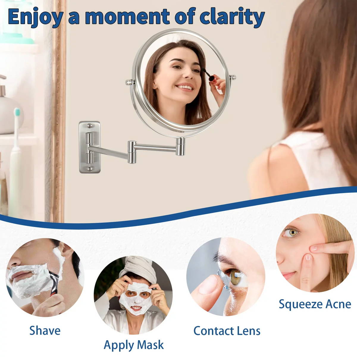 Mounted Vanity Mirror Illuminate Beauty Wall - 3.0 - Makeup