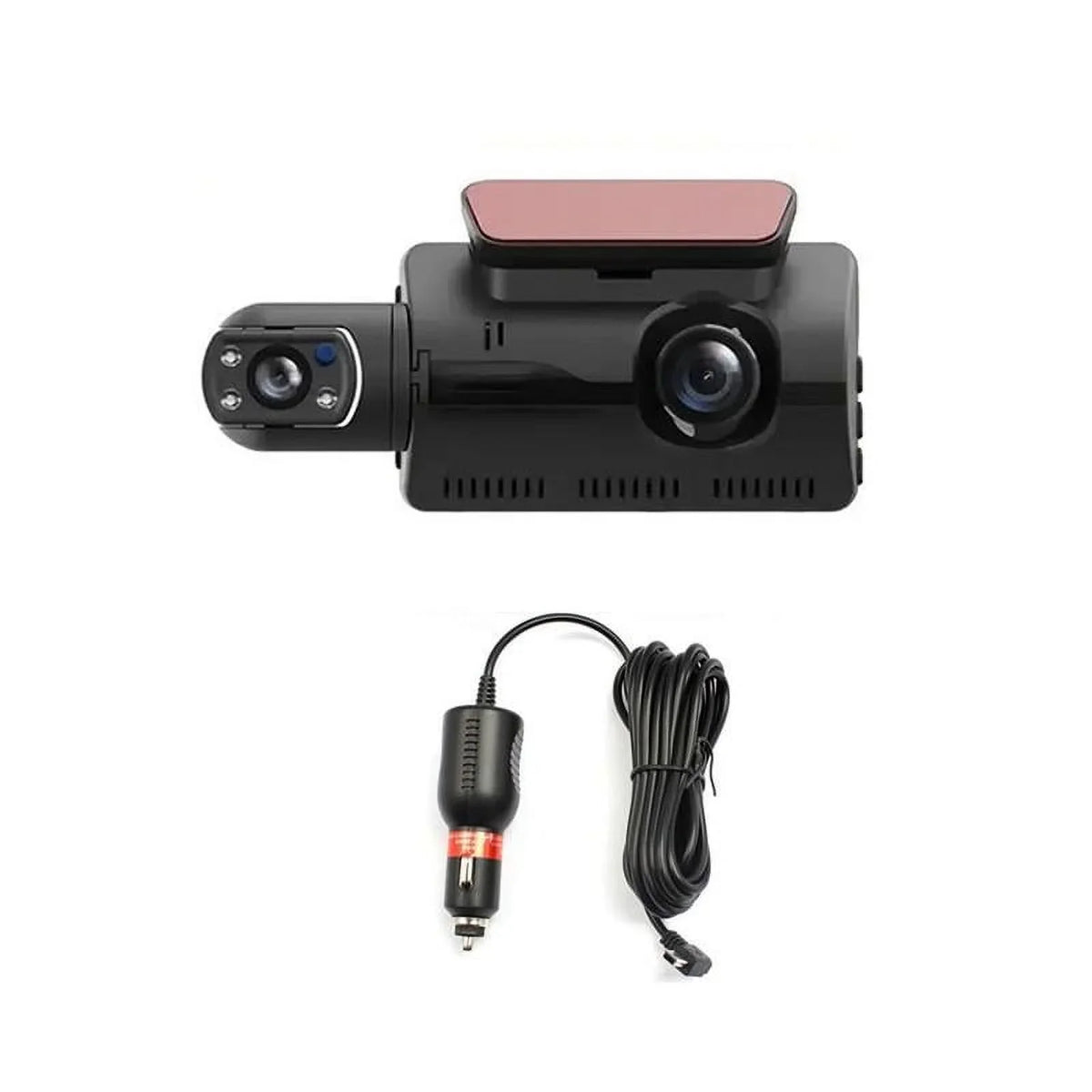 And Cameras Dual Dash Rear WIFI Interior With DVR 3 Front Night And Vehicle GPS 1080P DashCam Auto Camera Cam Car Lens