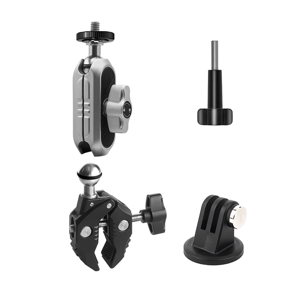 Mount Clamp ammoon Mounts Fits Adapter Handlebar Camera Mount
