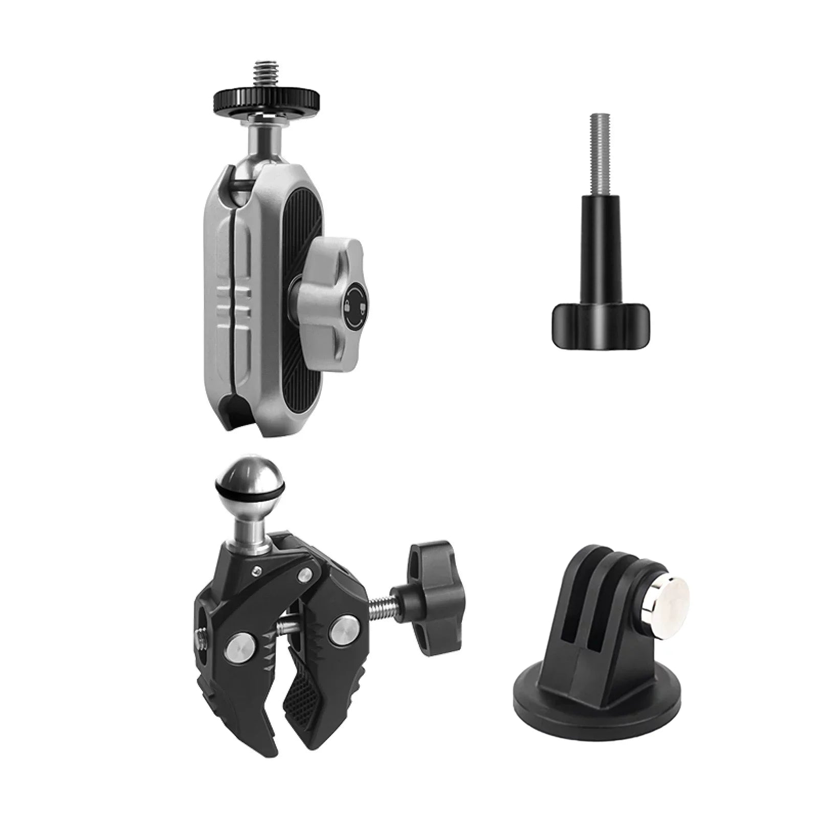 Mount Clamp ammoon Mounts Fits Adapter Handlebar Camera Mount