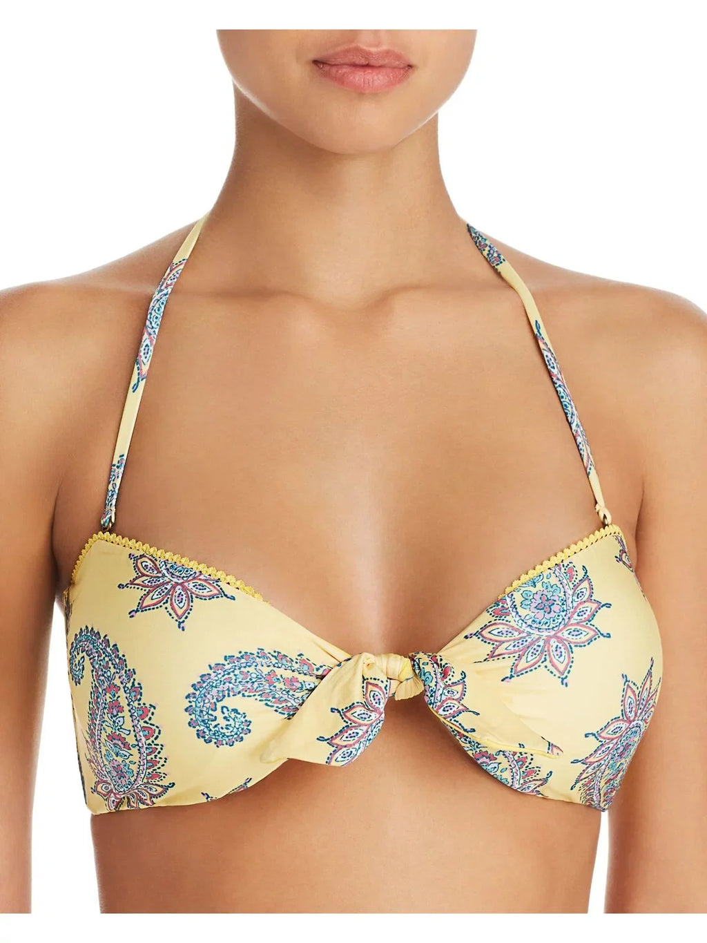 Women's Bandeau S Top Halter Bikini Paisley