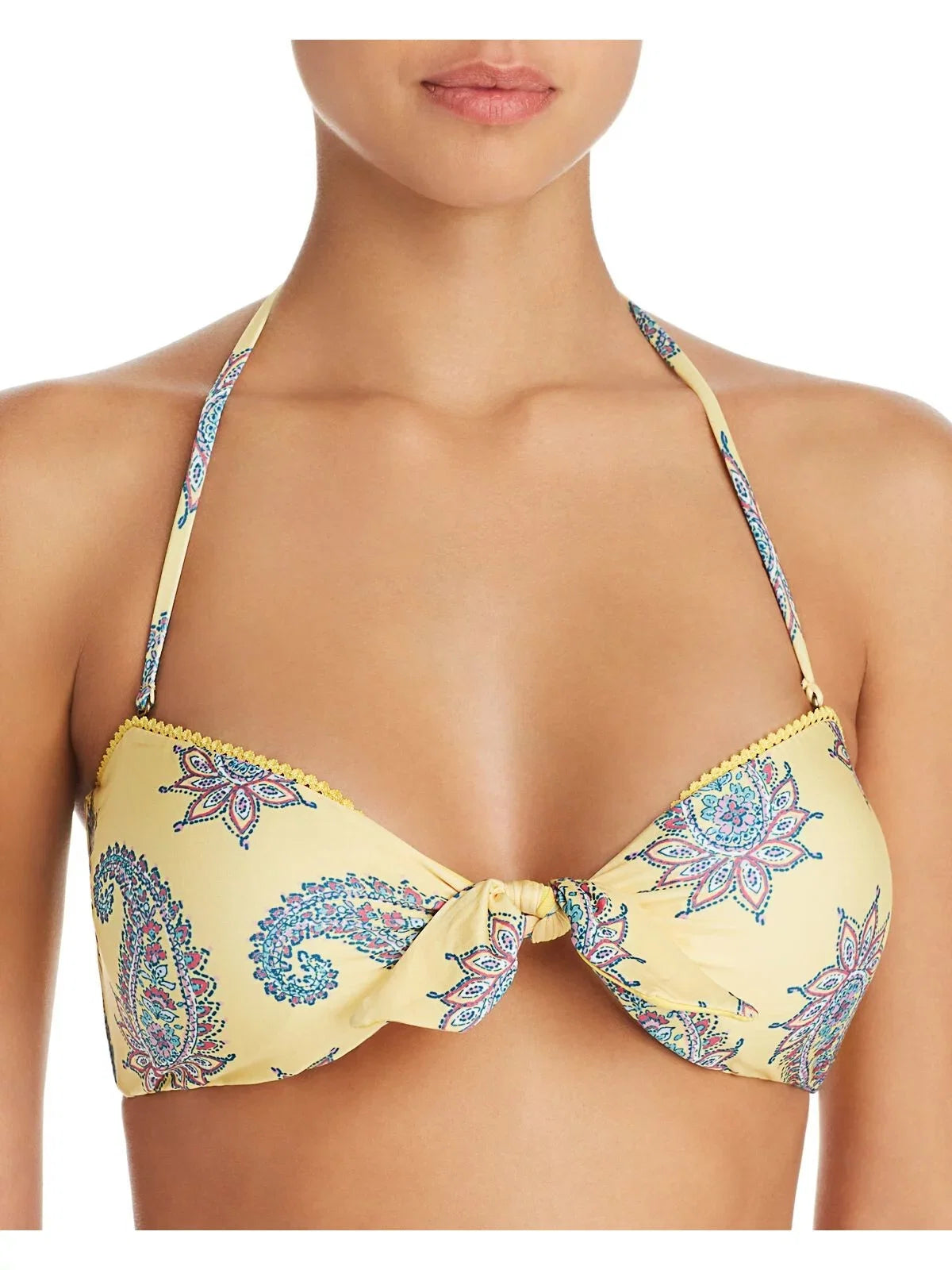 Women's Bandeau S Top Halter Bikini Paisley