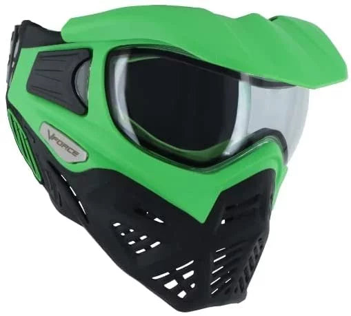 w Thermal Paintball - V-Force Black Green Clear Grill Lens 2.0 Goggle Venom Mask