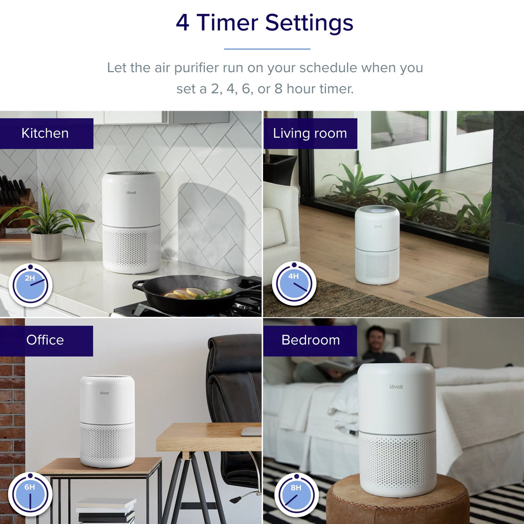 Up Large Asthma, Core Allergies sq. 300-, Purifier Air to Rooms White Levoit 547 ft., for and