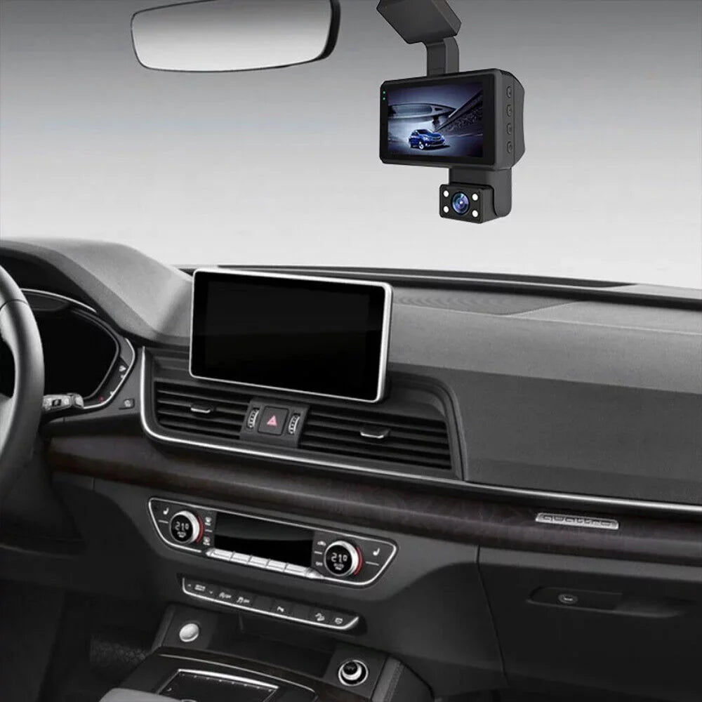 Dual Camera Onemayship Lens Car Sensor Dash and Cam 1080P Recorder DVR Front Rear Video G