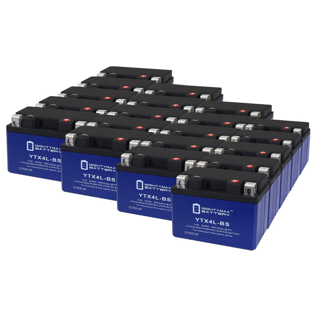 '- 20 YTX4L- YTX4L- Battery Fits Lithium Pack Sea-Doo 96-00 Replacement with