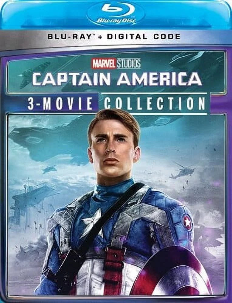 Digital + Captain 3-Movie Code) Collection America: (Blu-ray (Marvel)