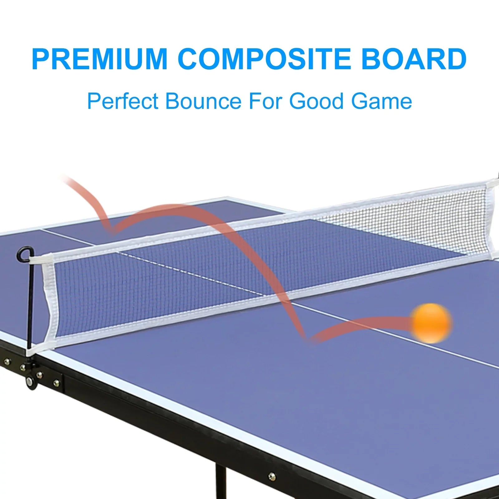 Balls Tennis and 3 Pong 2 Table Net, Table Table Tennis Tennis Table Adults Table Ping Foldable Table & Midsize Kids, Indoor Paddles Outdoor Set, Portable with for