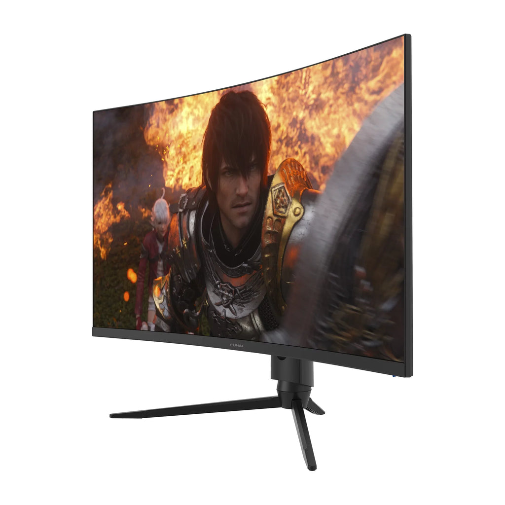 1ms, Monitor Curved AMD Premium FHD HDR, VA, 240Hz, Funai (FGM-32C545) Gaming 32" FreeSync™ Enabled