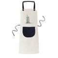 Adjustable hotel Linen luxury Kitchen Apron Pinafore Burj Bib al-Arab Cotton Dubai Pocket