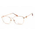 Gold Women's Chopard Frame Full Rim 08FC VCHF50S Metal Eyeglasses