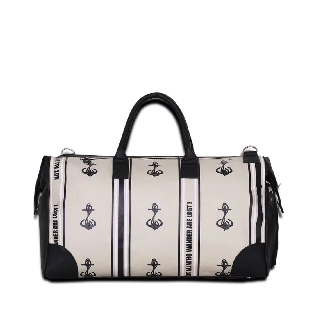 bag with Travel Anchors Weekender Unisex Adjustable Separate Strap Shoe Away Large Compartment with