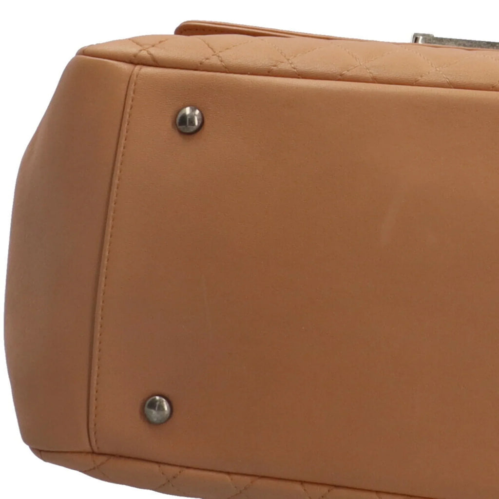 Ladies Leather (Good) Pre-Owned Shoulder Beige Boy BRB10010000013292 Chain Bag
