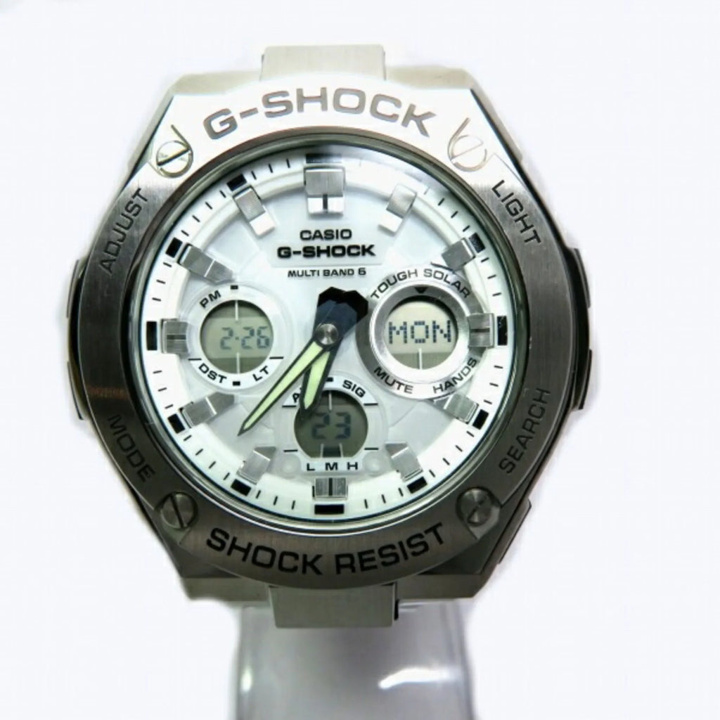 G-Shock Casio Pre-Owned Radio -W110D-7AJF (Good) Men's Solar Watch Multiband 6