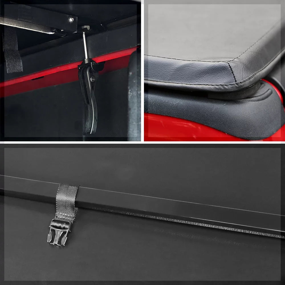 Soft Bed Top 5Ft select: FRONTIER Frontier Fits 2005-2019 Cover Tri-Fold NISSAN Truck Short Tonneau for 05-21 Fleetside
