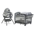 Pack Deluxe Graco Bassinet 'n Playard,Grey, Play Day2Dream Unisex Flat