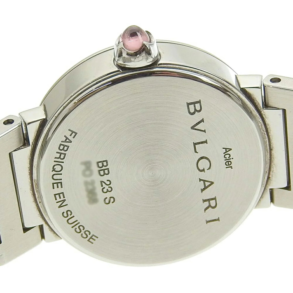 Diamond Pre-Owned 103095 Bulgari (Like Battery Shell of Dial Watch Pearl New) Mother 12P BB23S BVLGARI