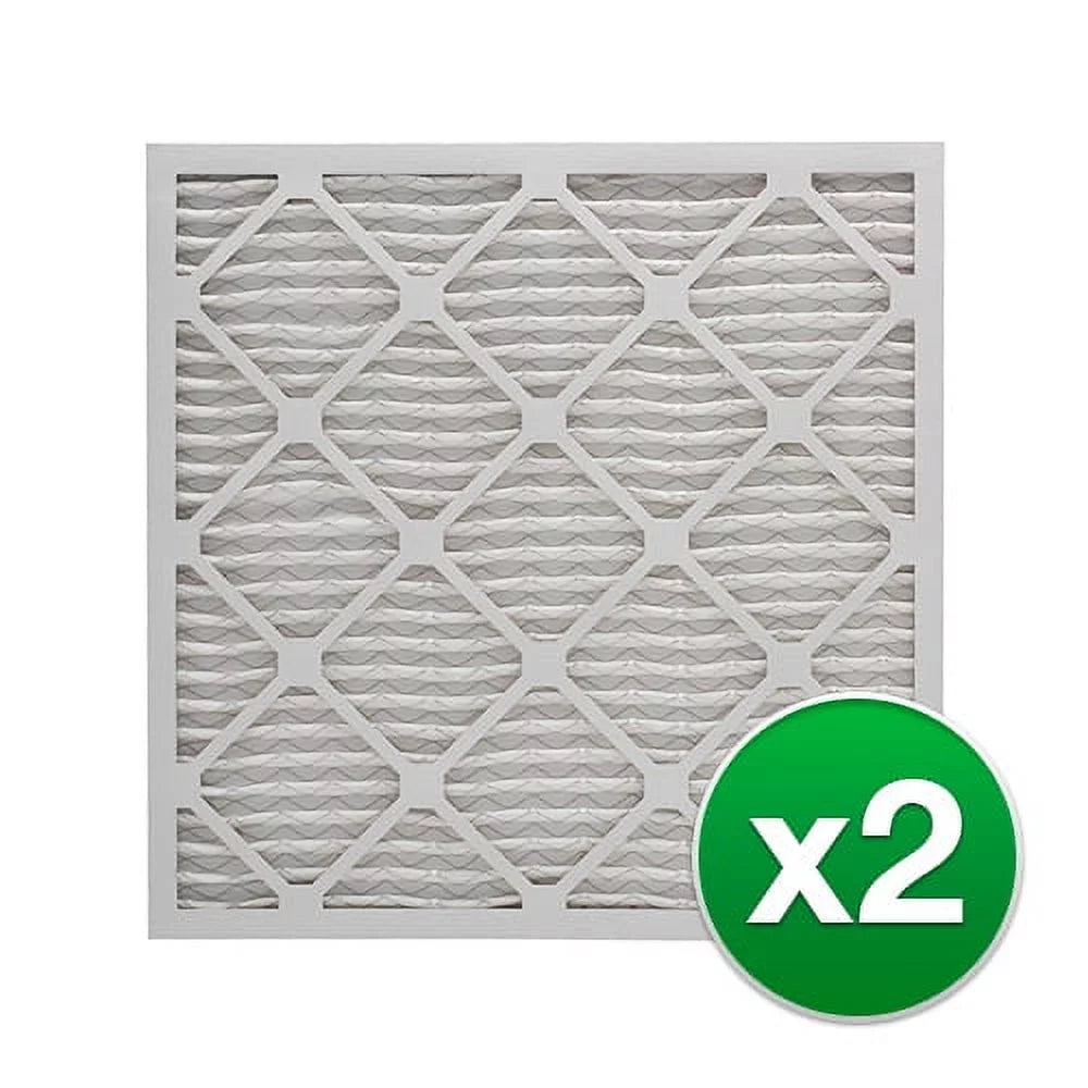 Pack) (2 Furnace Honeywell For Air FC100A1003 REP Filter MERV Pleated 8 16x20x5