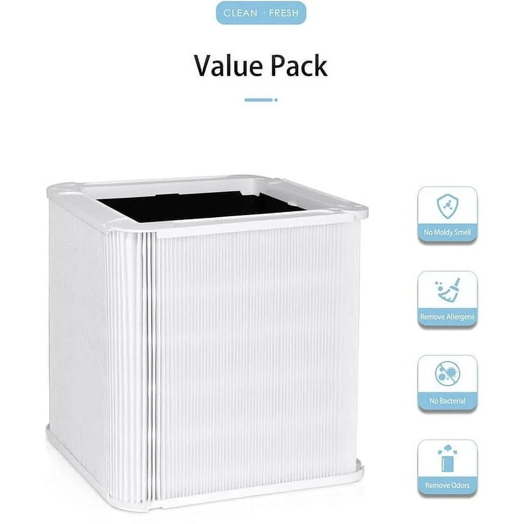 (Non-Auto), Blue Activated Carbon Filter Air for Filter Purifier Pure Replacement Foldable HEPA 211+ 211+