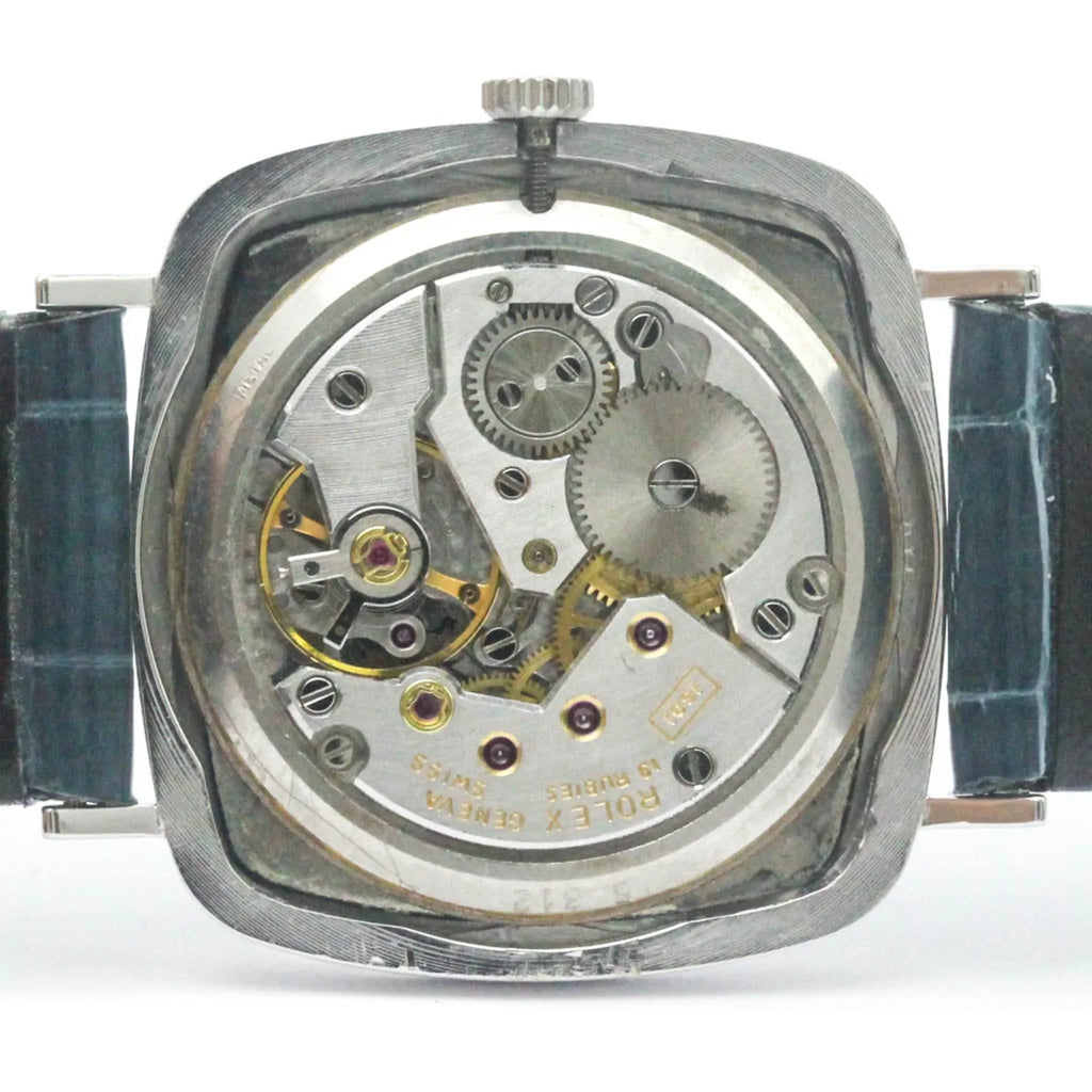 18K Hand-Winding White Gold Cellini (Good) Pre-Owned Vintage Mens Watch BF567340 4084