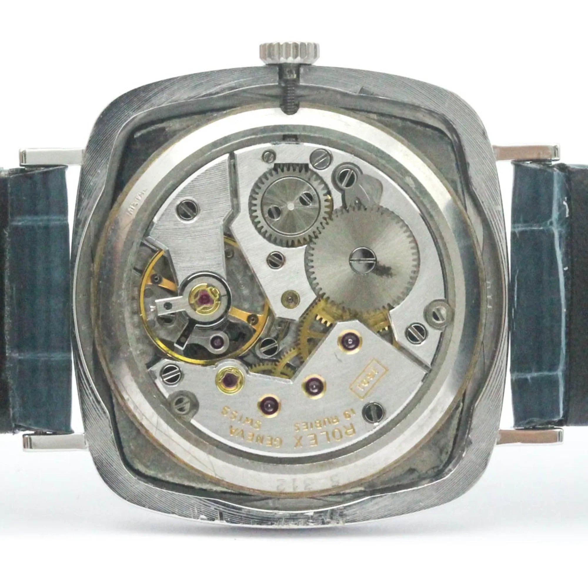 18K Hand-Winding White Gold Cellini (Good) Pre-Owned Vintage Mens Watch BF567340 4084