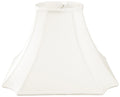 Royal Cut 10" Square Shade Lamp White Designs Inverted Corner