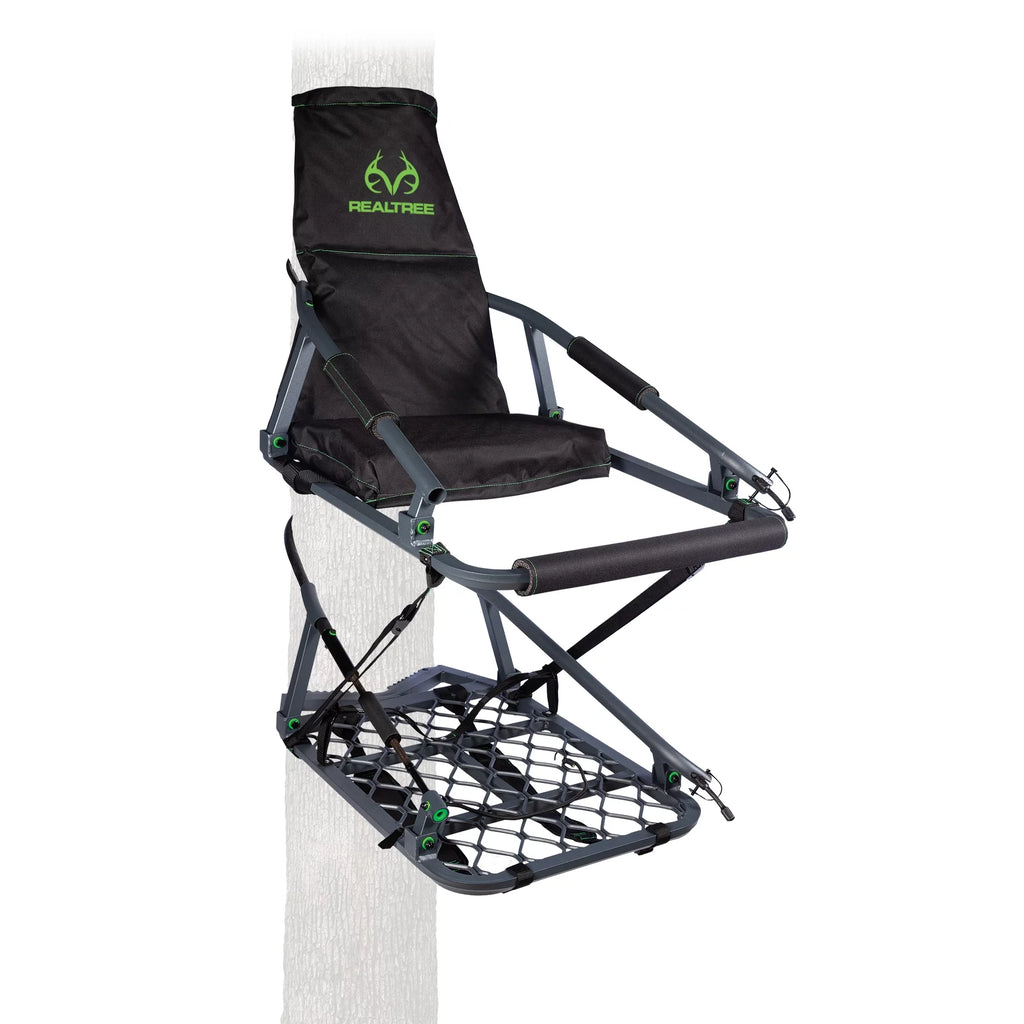 Hunting Aluminum Climbing Invader Treestand Deluxe Realtree