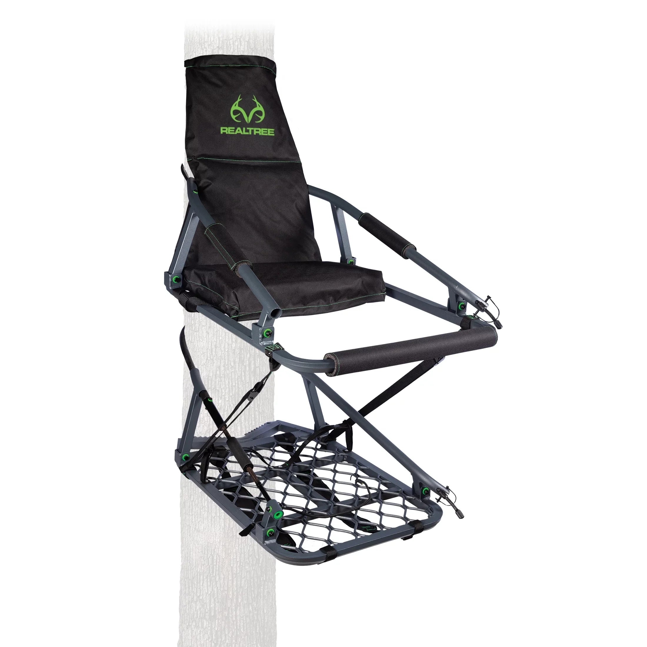 Hunting Aluminum Climbing Invader Treestand Deluxe Realtree