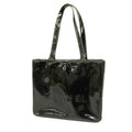 Black Patent Tote Leather Pre-Owned Bag Women's (Good) Champagne