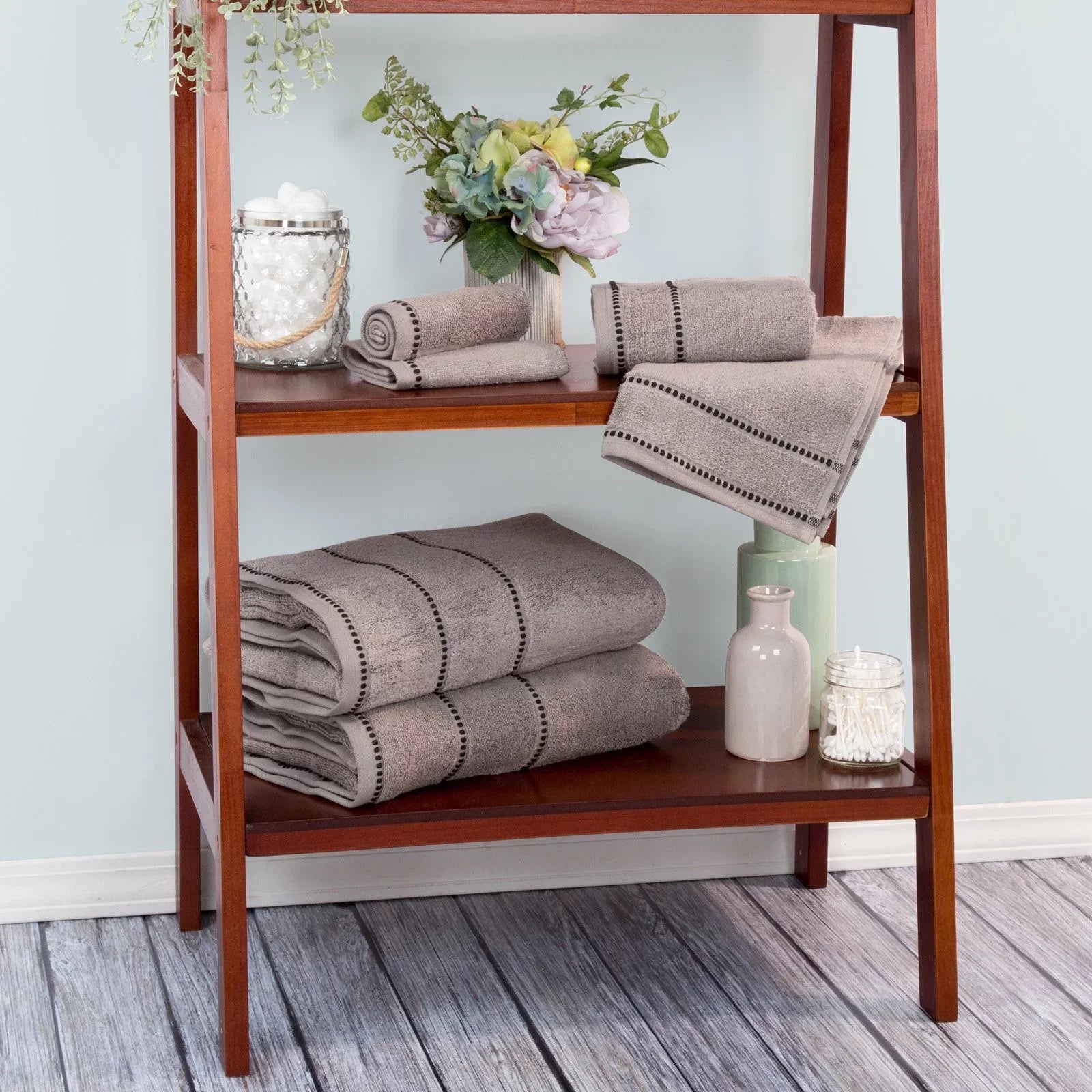 Set, Black Bone Quick Piece Trademark Dry Set- 6 & Zero Towel - Twist Luxury Cotton Global Soft &