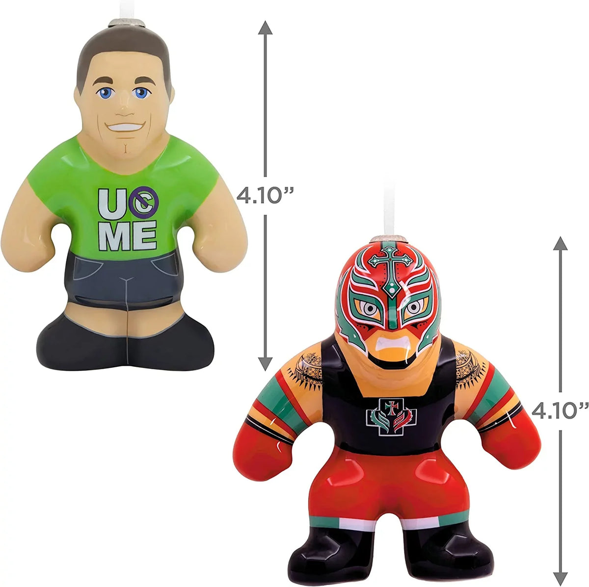 (WWE and Ornaments Set of Mysterio John Rey Cena Hallmark Decoupage), 2
