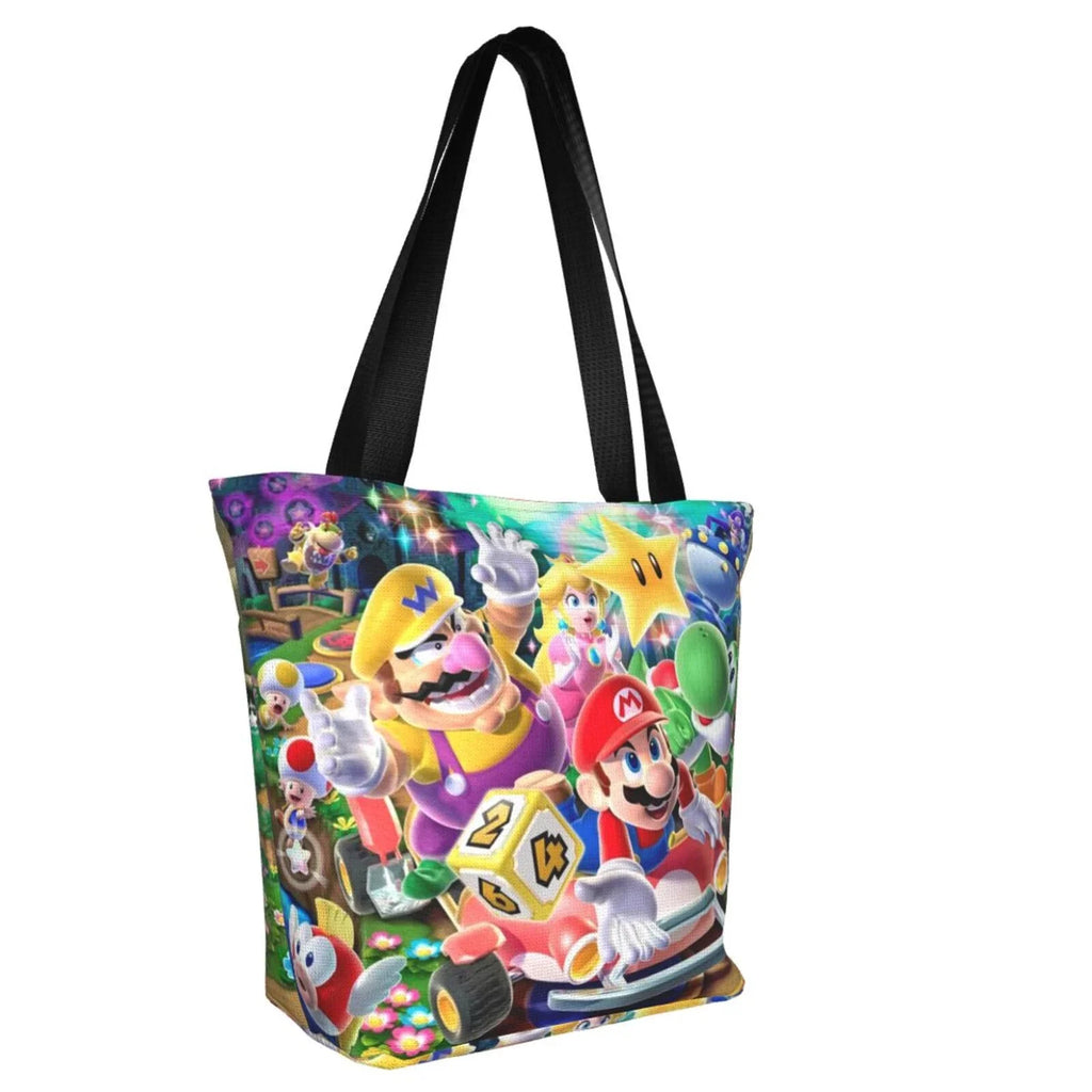 Poster Shoulder For Shopping Travel Handbag Tote Women's Beach Work Business Capacity School Large Mario Bag Super