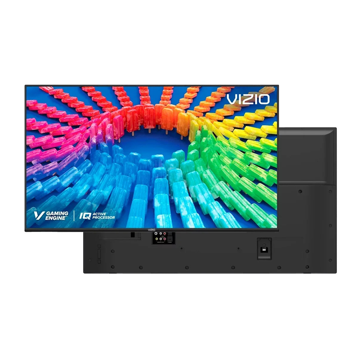with LED Assistant (Refurbished) - Alexa, with Works Free HDR Siri, + Smart 4K UHD Class Compatible Restored Google and Netflix, TV 43" Wall VIZIO Disney+, Mount, V435-J01