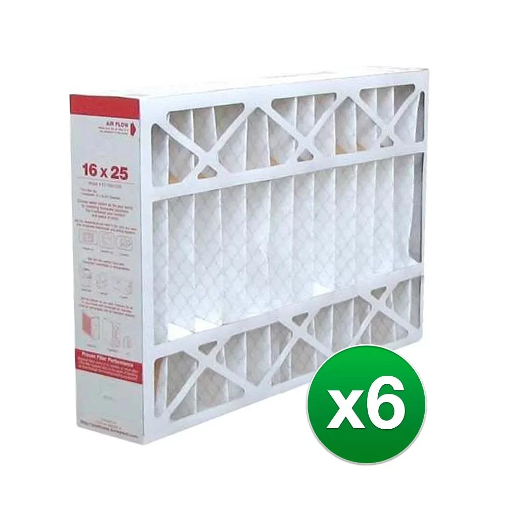 Honeywell CF100A1009 Air 11 Pack) Furnace 16x25x4 For Pleated Filter (6