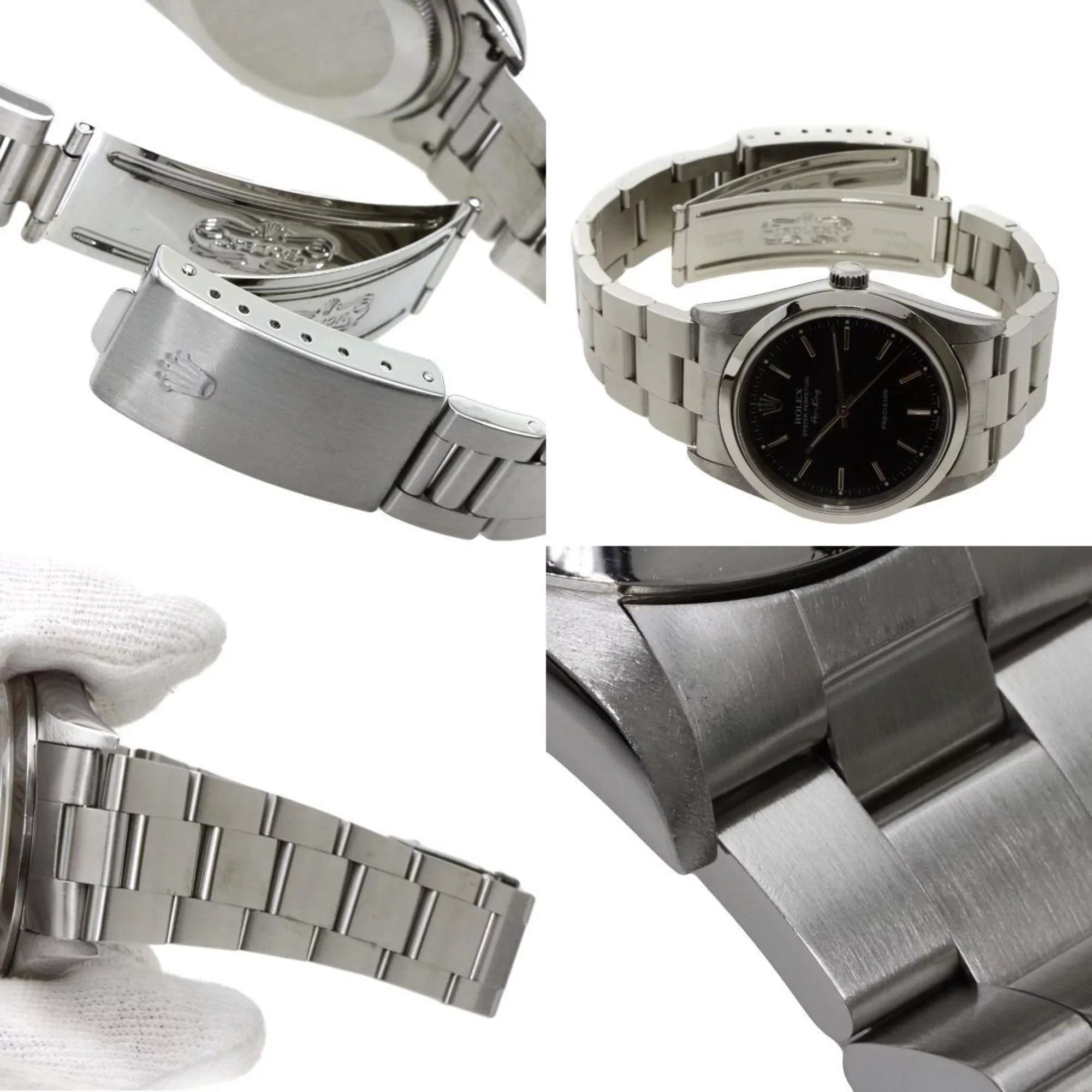 Steel Watch Rolex Men's 14000M Pre-Owned King (Good) Air Stainless