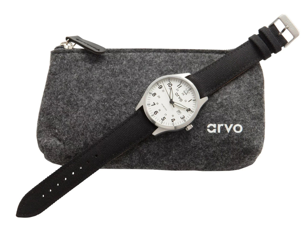 Moon White Rove Watch Field - Arvo