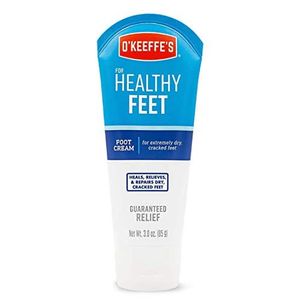 Cracked Feet Ounce Tube, 3 Dry, O'Keeffe's Extremely Feet, Foot (Pack 1) for of Healthy Cream